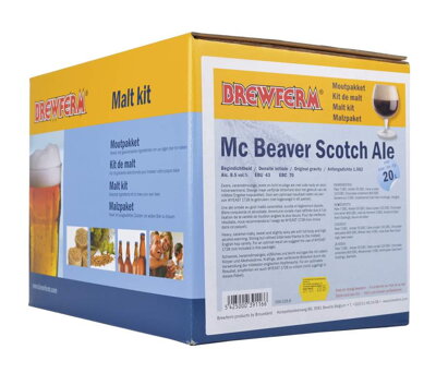 Slad BREWFERM Mc Beaver Scotch Ale na 20 litrů
