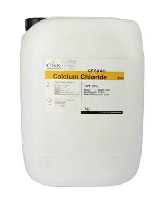 Chlorid vápenatý 33% LACTOFERM 25 kg (18,87 l)