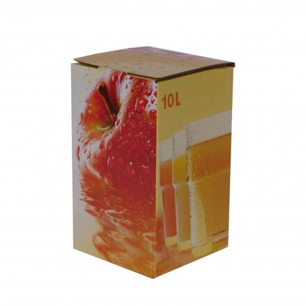 Box - karton 10l, červenožlutý - 1ks