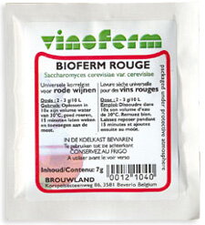 Sušené vinné kvasnice BIOFERM ROUGE 7gr
