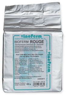 Sušené vinné kvasnice BIOFERM ROUGE 500 gr
