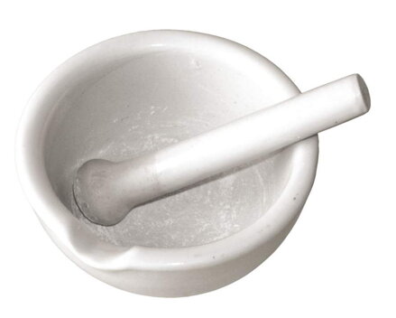 Porcelánová miska+drtič 16cm průměr