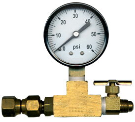 Odběrový ventil + tlakoměr pro Soda KEG 
