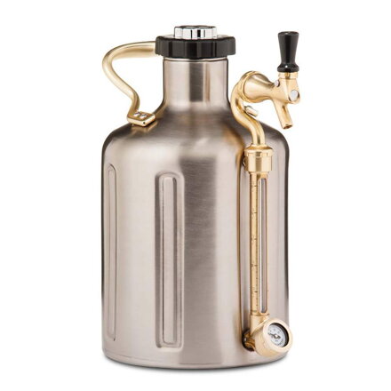  GrowlerWerks uKeg ™ 128 nerezová ocel - 3,8 l