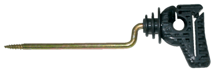 Odstávající šroubový izolátor Kombi na lana, dráty a pásky do 40 mm