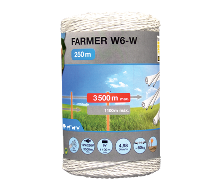 Vodivé lanko FARMER W6-W- 250 m (2,5 mm)