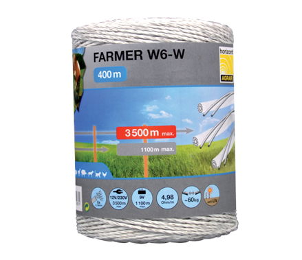 Vodivé lanko FARMER W6-W- 400 m (2,5 mm)