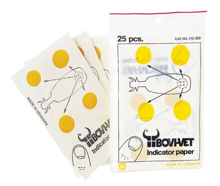 Testovací papír na mastitidu 25 ks