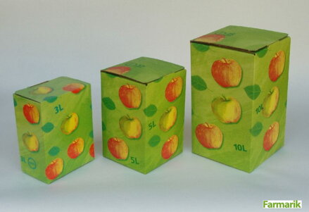 Box - karton 10l, zelený - 1 ks