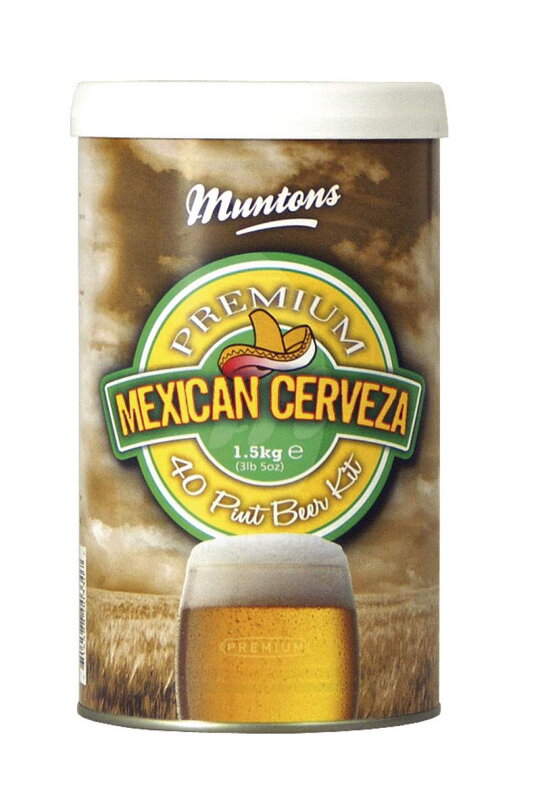 Sada na výrobu piva MUNTONS mexican cerveza 1.5 kg Sada na výrobu piva MUNTONS mexican cerveza 1.5 kg