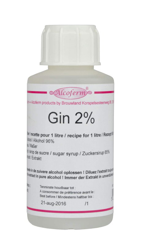 Extrakt Gin ALCOFERM 2% 100 ml 