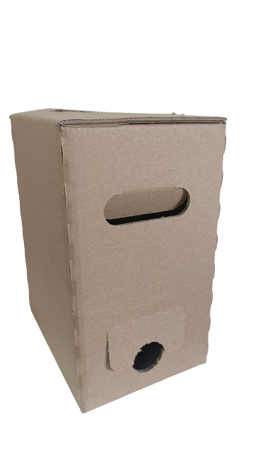 Box -  karton 3l, hnědý - 1ks